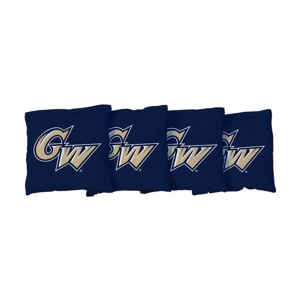 slide 2 of 3, George Washington University Colonials Blue Cornhole Bags All-Weather Resin Filled