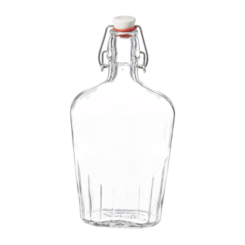 Bormioli Rocco Fiaschetta Pocket Flask - 17.5 oz - 17.5 oz - Clear - 1 Piece