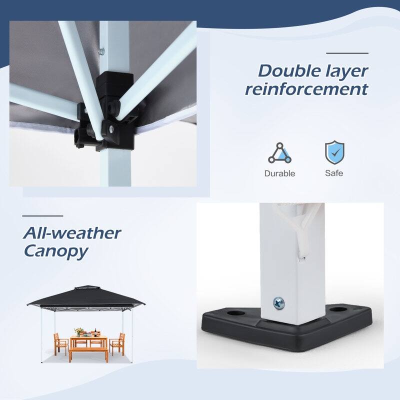 AVAWING 10x10 Pop Up Canopy Tent - Instant Shelter with UV Protection for Outdoor Events, Beach - Heavy Duty Steel Frame