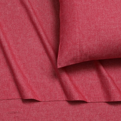 Portuguese Yarn Dyed Cotton Flannel Extra Deep Pocket Sheet Set
