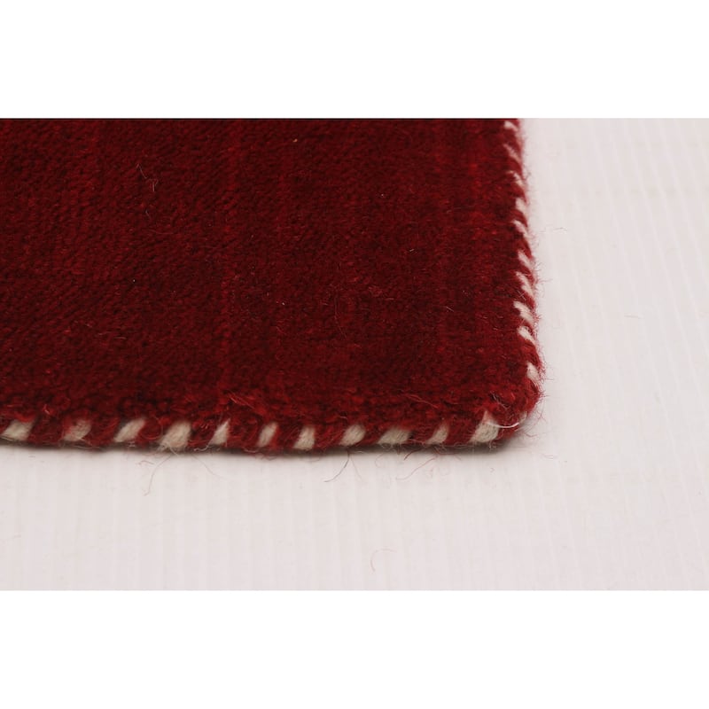 Kashkuli Gabbeh Red Rug 2'8" x 11'3" - 2'8 x 11'3