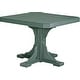 preview thumbnail 17 of 43, Poly Lumber Square Table Dining Height - Green