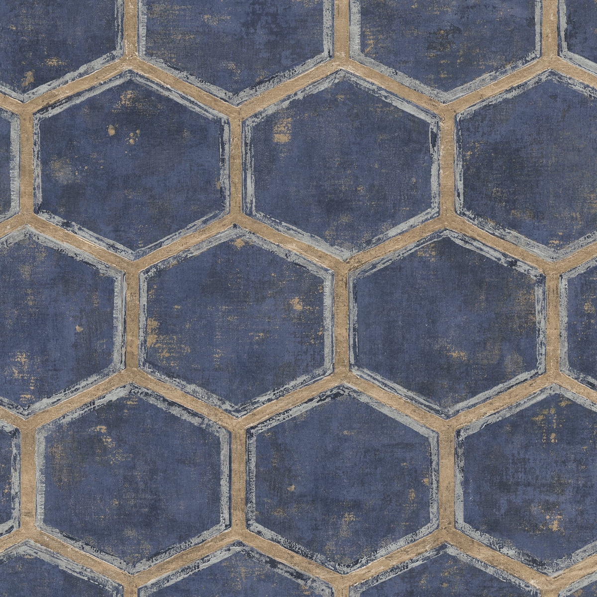 Option Metallic Denim & Gold