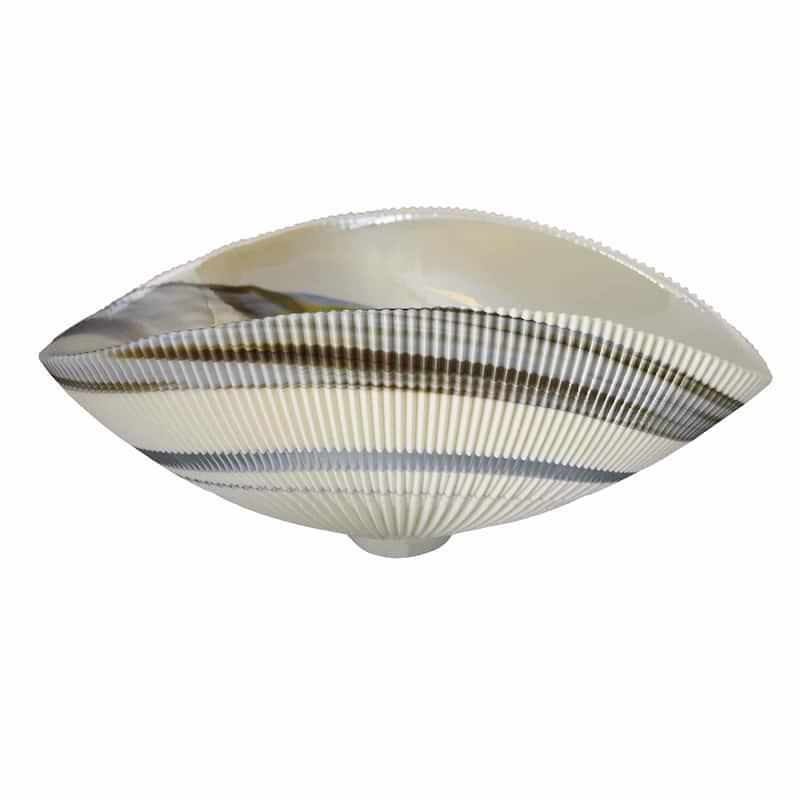 Amalfi Handmade Murano Glass Bathroom Sink - 17.5x12x6.75