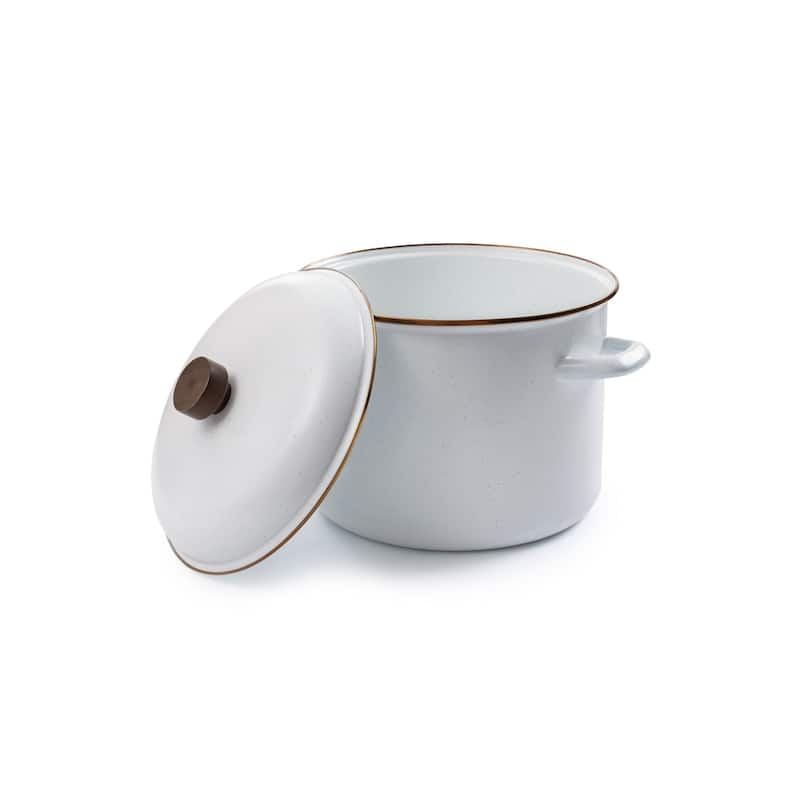 Barebones Enamel Stock Pot