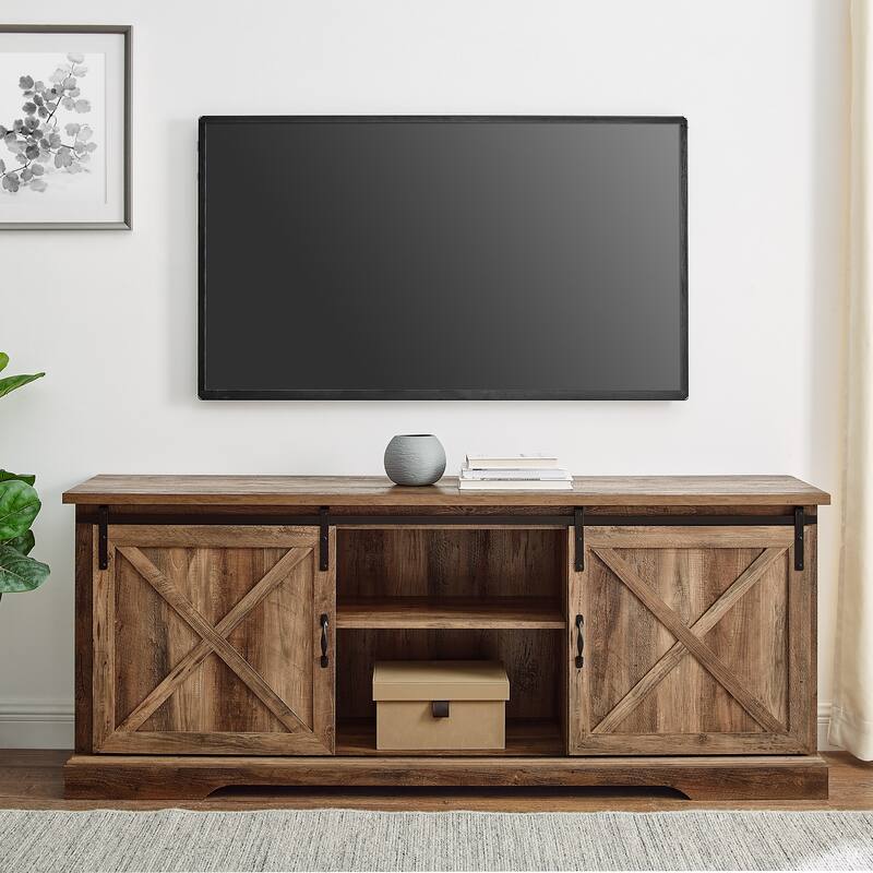 Middlebrook Wind Gap 70-inch Sliding Barn Door TV Stand