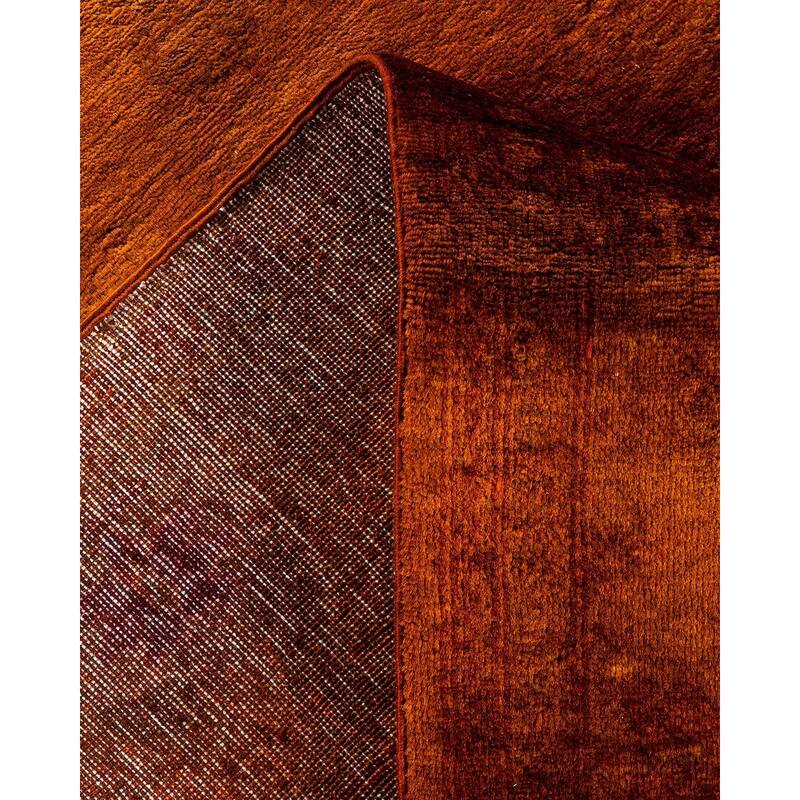 Vibrance, One-of-a-Kind Hand-Knotted Area Rug - Gold, 6' 2" x 9' 1" - 6' 2" x 9' 1"
