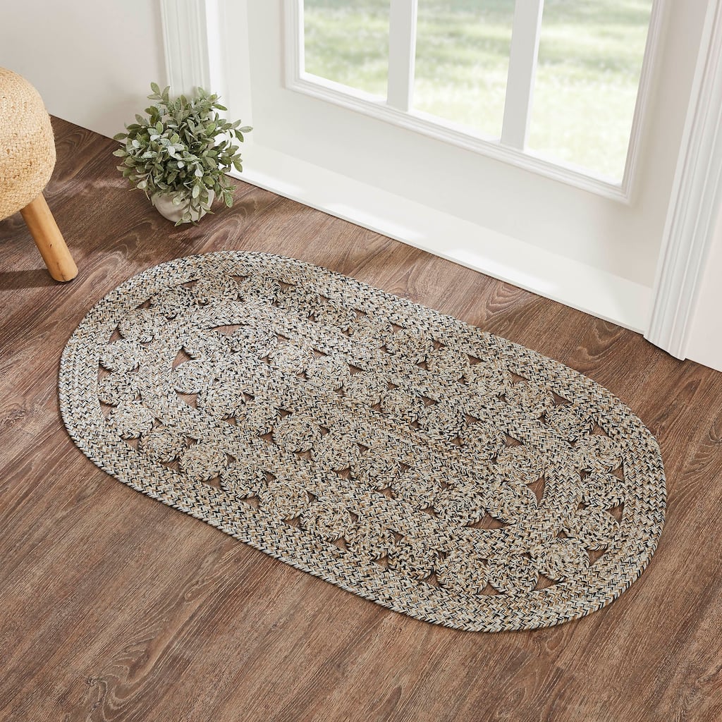 Celeste Blended Pebble Indoor/Outdoor Rug Oval 27x48
