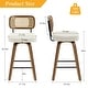 preview thumbnail 145 of 199, 26"/29" Swivel Bar Stools/ Counter Stools with Bentwood Legs