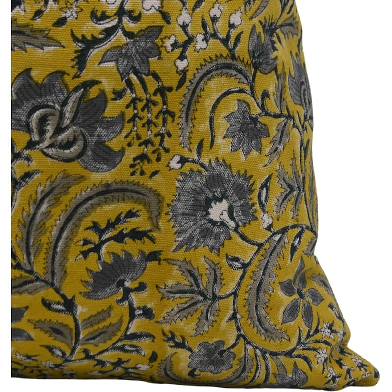 Fabdivine Cotton Boho Block print pillow Cover