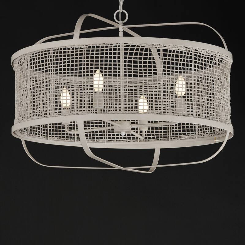 Maxim 22475 Cestino 4 Light 30" Wide Drum Chandelier
