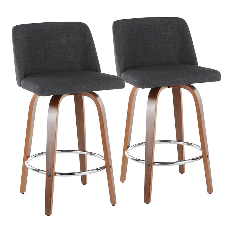Carson Carrington Vallberga 26" Upholstered Counter Stool (Set of 2)