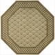 preview thumbnail 11 of 12, Nourison Vallencierre VA26 Area Rug 8' Octagon - Beige - Octagon