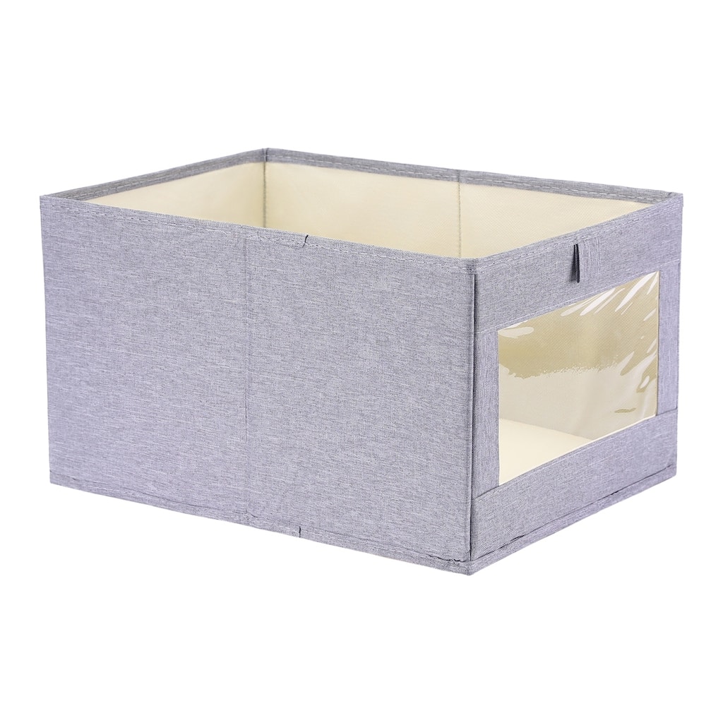 Storage Cube, Fabric Storage Bin for Shelves Closet, 1 Pack Collapsible Storage Basket for Organizing Clothes Blankets Books