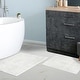 preview thumbnail 20 of 38, Superior Cotton Solid Non-slip Backing 2-Piece Bath Rug Set