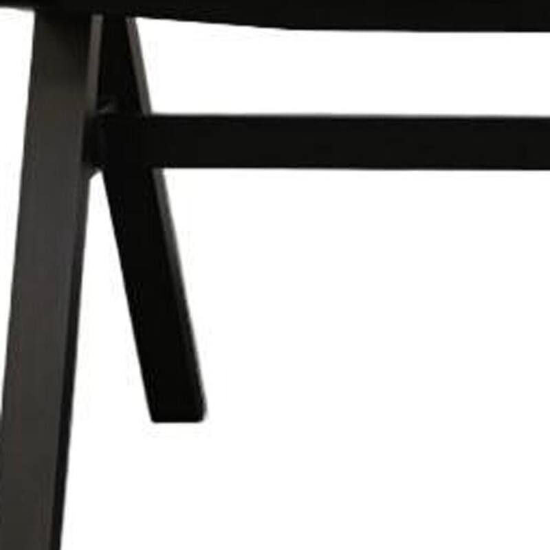 HomeRoots 71" Walnut Solid Wood Trestle Base Dining Table - 70.90 in. x 29.50 in. x 29.50 in.