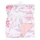 preview thumbnail 5 of 6, Bedtime Originals Lavender Floral Pink/Purple Soft Fleece Baby Blanket