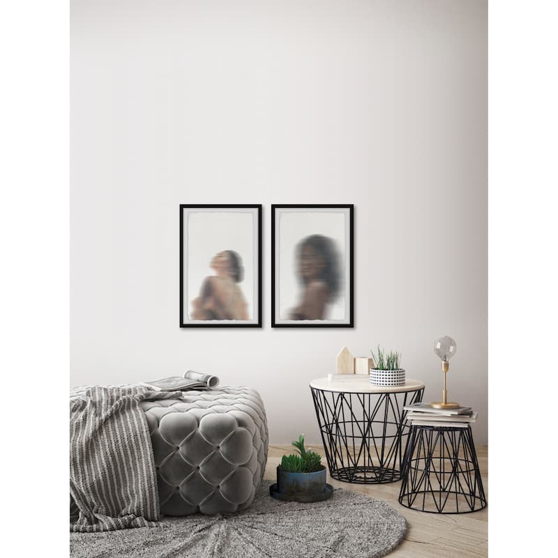 Blurry Portrait Diptych