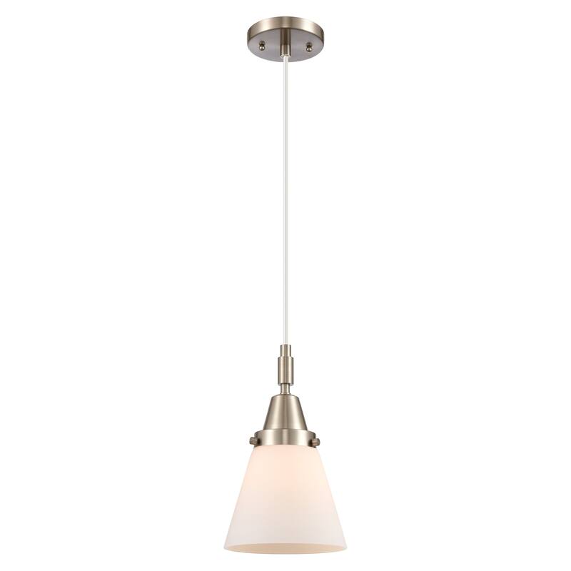 Innovations Lighting 447-1P-G61 Cone 6" Wide Mini Pendant with Matte