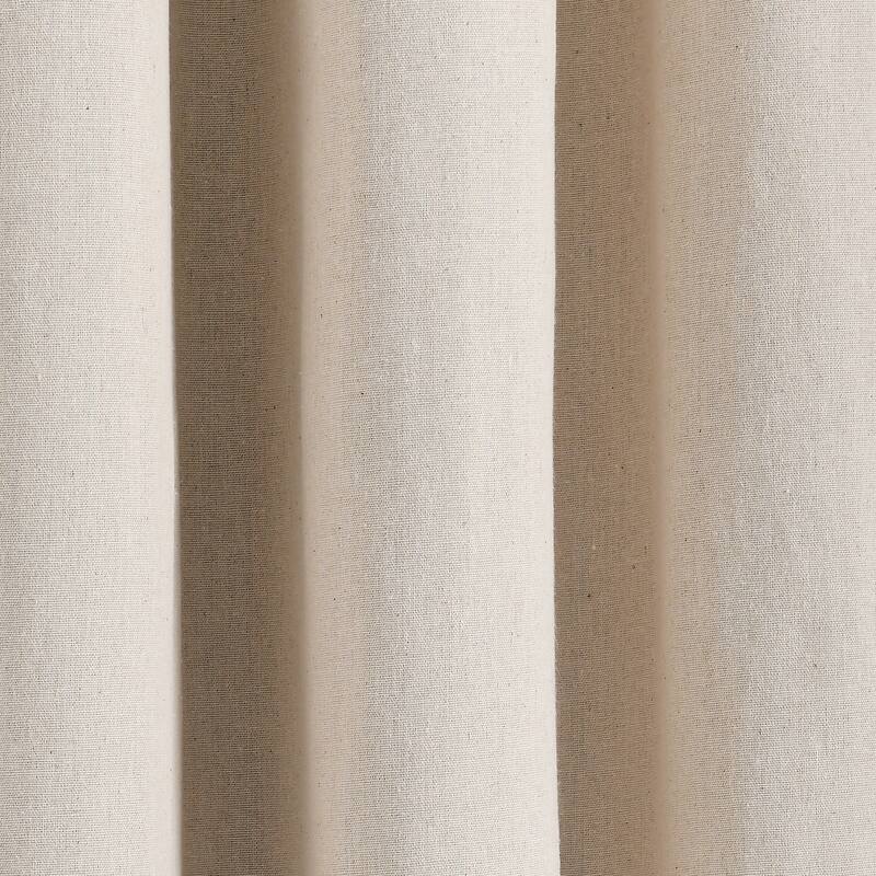 Lush Decor Insulated Grommet Blackout Linen Window Curtain Panel Single