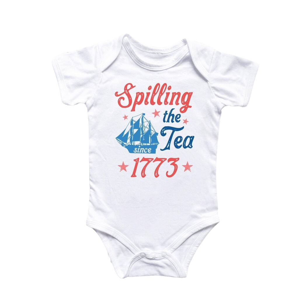 4th Of July Usa Patriotic - Baby Boy Girl Clothes Infant Bodysuit Funny Cute Newborn 2