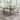 Retro Industrial Style 7-Piece Dining Table Set Extendable Table with 18" Leaf and Six Wood Chairs