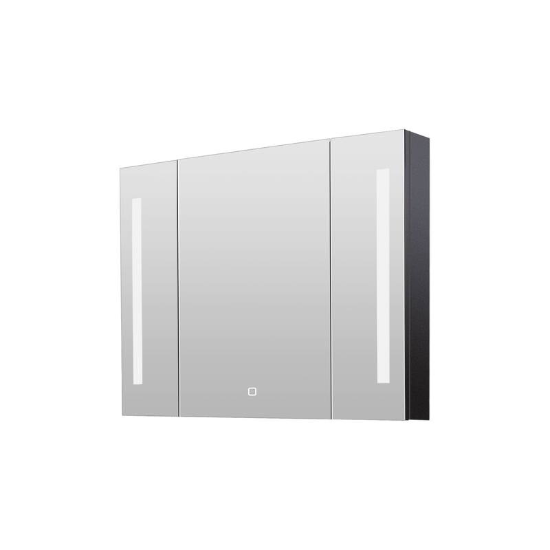 36" Surface Mount Bathroom Medicine Cabinet with Mirror and Shelves