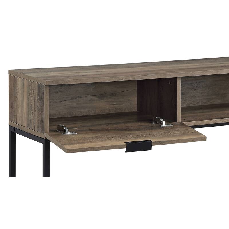 Versatile Rustic Writing Desk with Sturdy Construction and Practical Storage