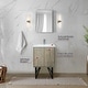 preview thumbnail 55 of 54, Lancy 24 in W x 20 in D Rustic Acacia Bath Vanity and Cultured Marble Top