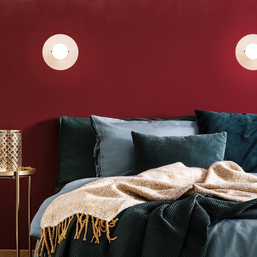 Ceramic Discus Wall Sconce