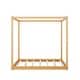 preview thumbnail 17 of 34, Modern Canopy Platform Bed with Wood Slats Support