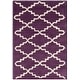 preview thumbnail 24 of 101, SAFAVIEH Handmade Chatham Carlota Modern Moroccan Wool Rug 2' x 3' - Purple/Ivory - Rectangle