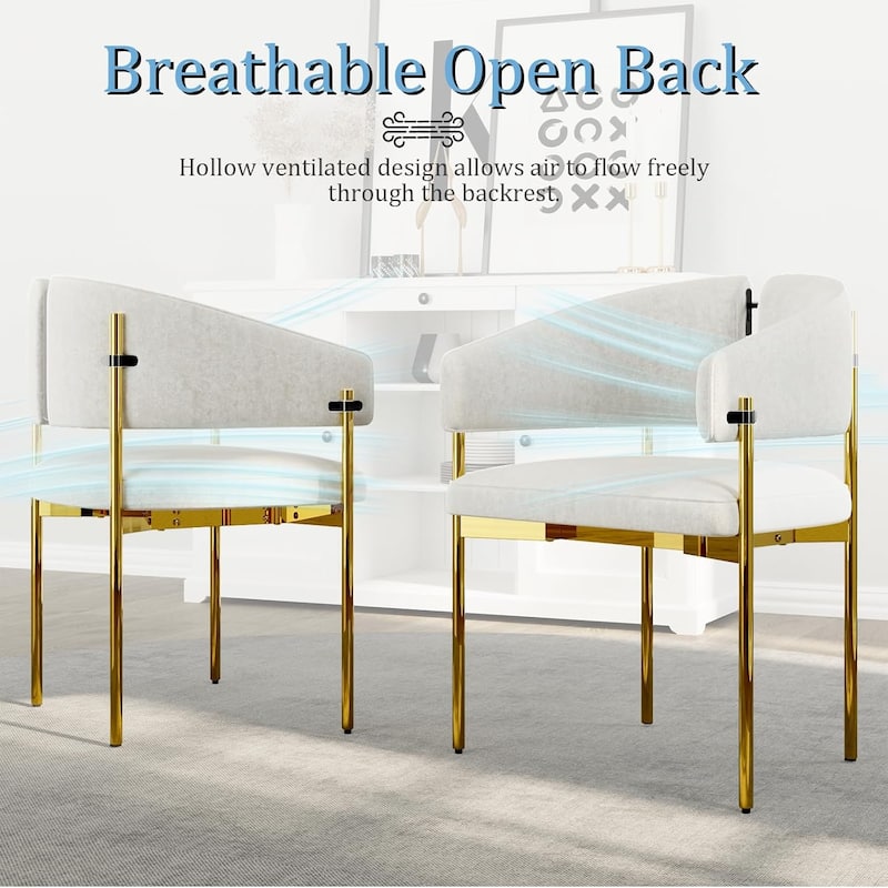 Classic and Luxurious Barrel Dining Chairs with Arms