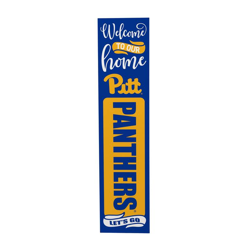 47" Double Sided Seasonal Porch Leaner, University of Pittsburgh - 47" x 11.25"