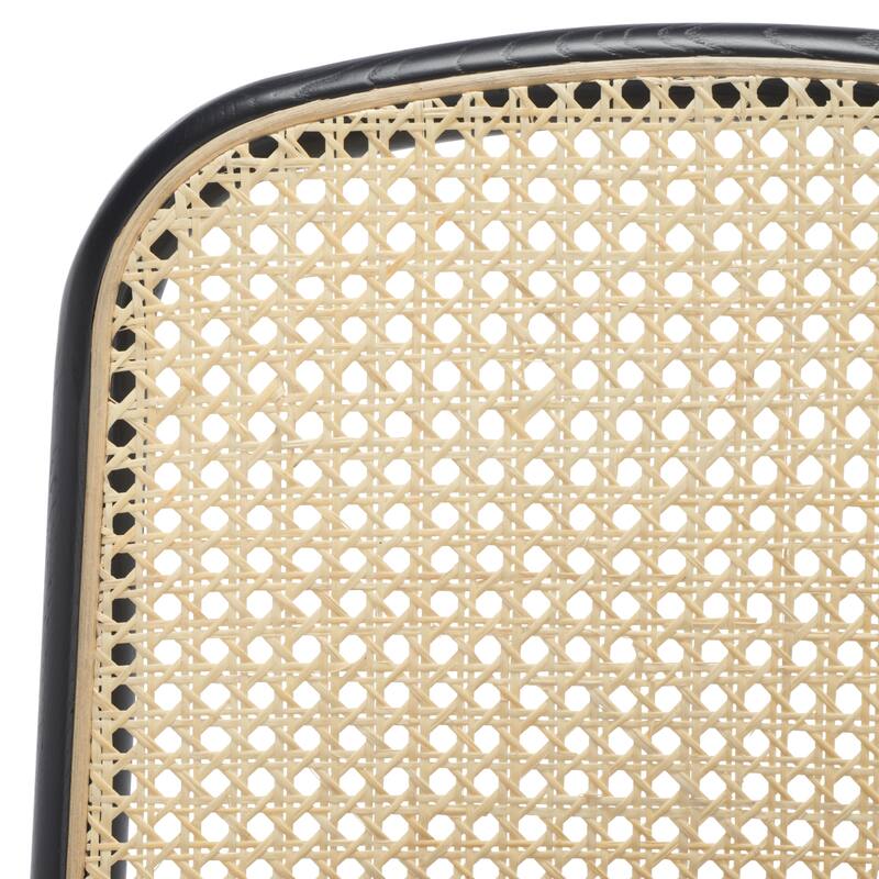 SAFAVIEH Couture Henryetta Rattan Back Dining Chair (Set of 2) - 18 In. W x 20 In. D x 33 In. H - 18"Wx20"Dx33"H