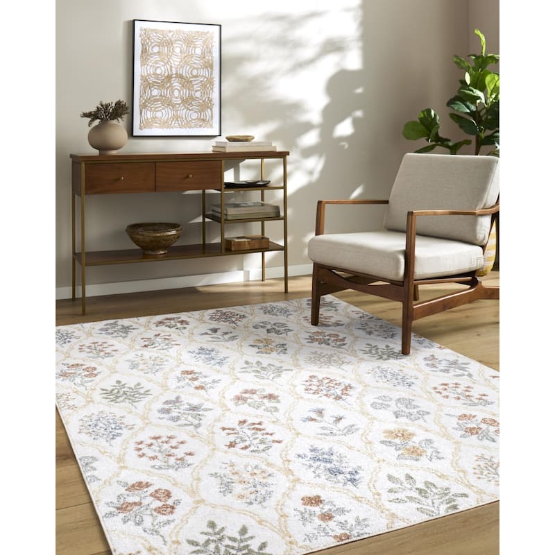 Livabliss Lillian Modern & Contemporary Area Rug - Ivory - 9'2" x 12'4"