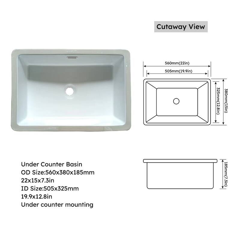 31 Inch Marble Vanity Top,Bathroom Vanity Top with Undermount Rectangular Middle Sink and 4 Inch Height Backsplash