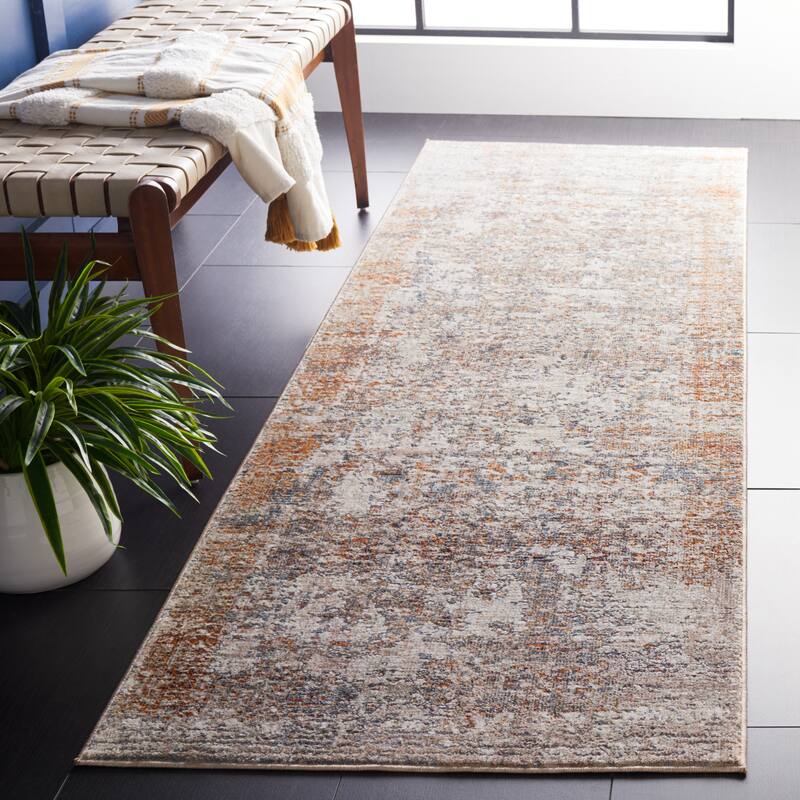 SAFAVIEH Limitee Vernetta Abstract Distressed Rug
