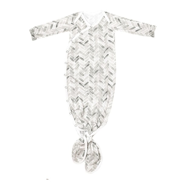 slide 2 of 11, Copper Pearl Unisex Newborn Knotted Gown