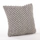 preview thumbnail 4 of 29, Cotton Throw Pillow With Crochet Pom Pom Design And Down Filling