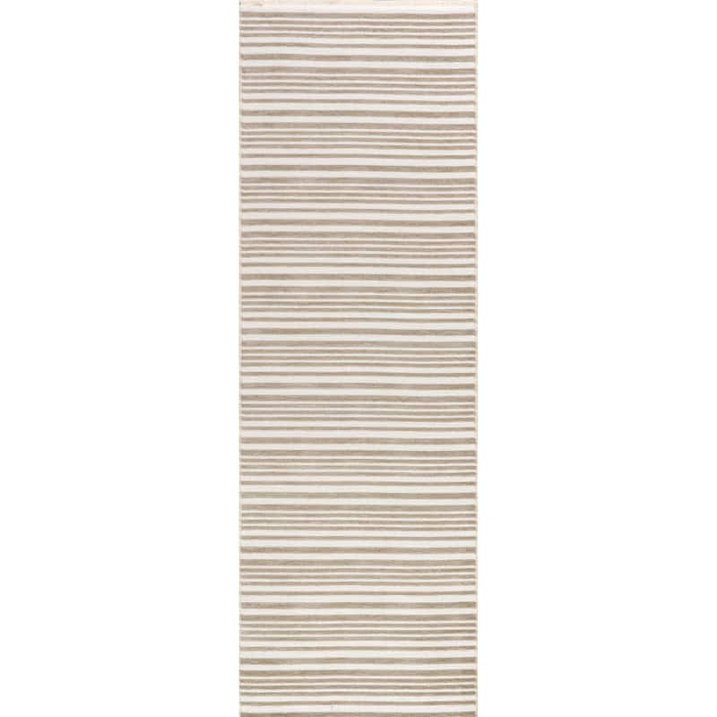 Nuloom Millicent SuperiorWash Striped Machine Washable Area Rug