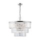 preview thumbnail 26 of 24, SAFAVIEH Couture Karissa 24-Inch Crystal 10-Light Tier Chandelier - 24" W x 24" D x 21 / 69" H