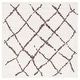 preview thumbnail 14 of 53, SAFAVIEH Berber Shag Hessie Moroccan Rug 5'1" Square - Creme/Brown - Square