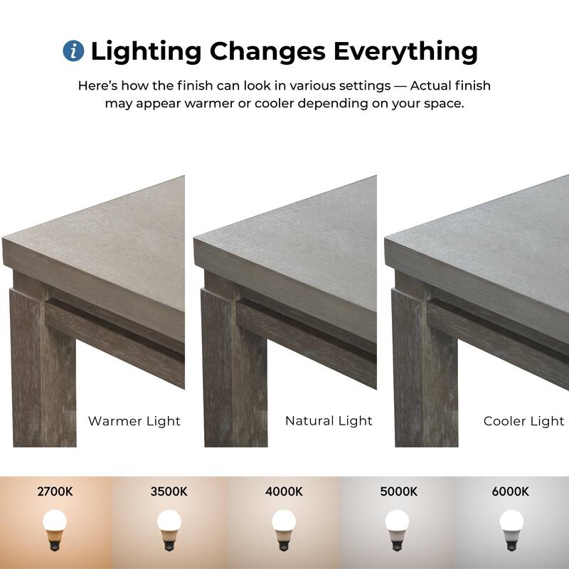 Furniture of America Cruz Transitoinal Grey 90-inch Solid Wood Expandable Dining Table