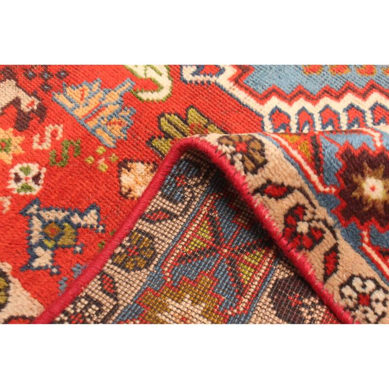 ECARPETGALLERY Hand-knotted Melis Vintage Dark Copper Wool Rug - 3'5 x 5'1