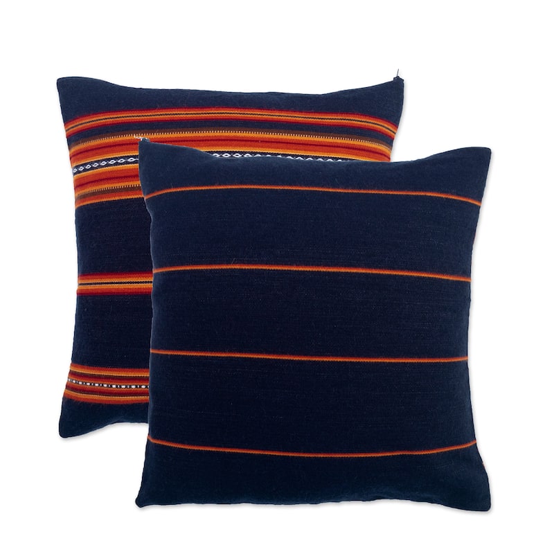 Novica Handmade Inca Comfort Blend Cushion Covers (Pair)