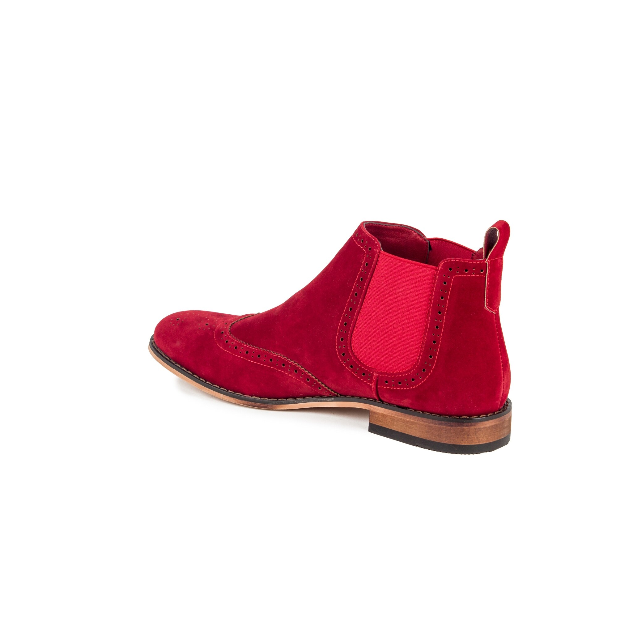 mens pink chelsea boots