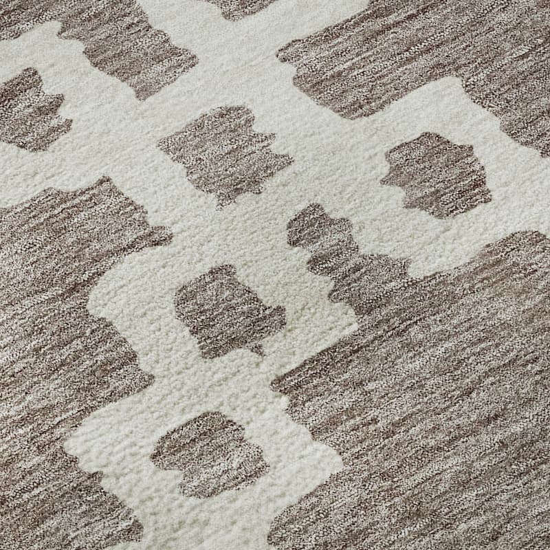 Premium Washable Super Soft Geo Trellis Mayfield Rug