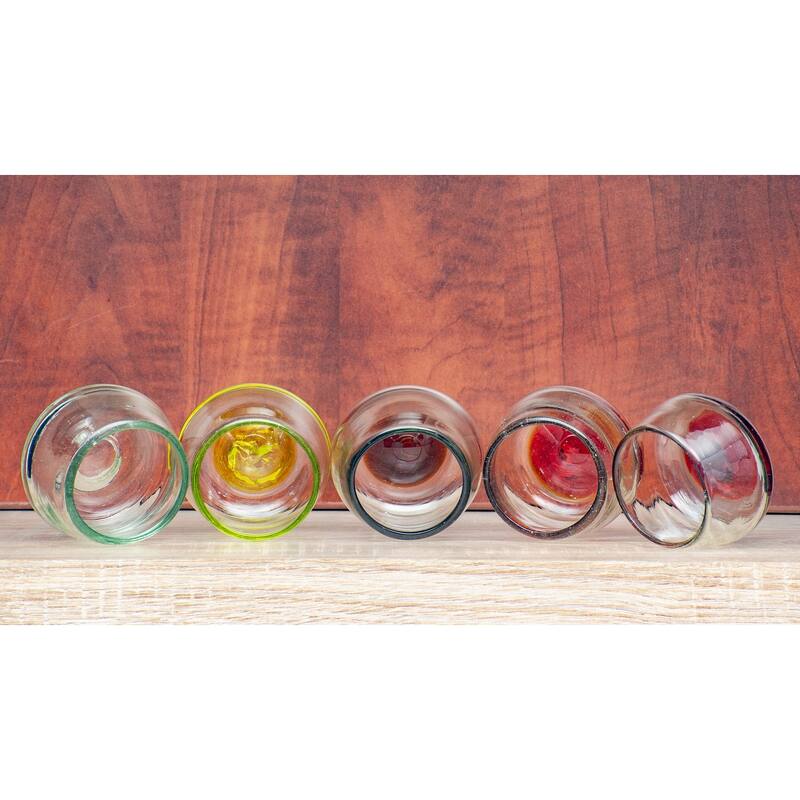 10 Strawberry Street La Ruta Tequila Taster Copita Handblown Mexican Glass, set of 4 - 4 oz. Tequila Taster Copita
