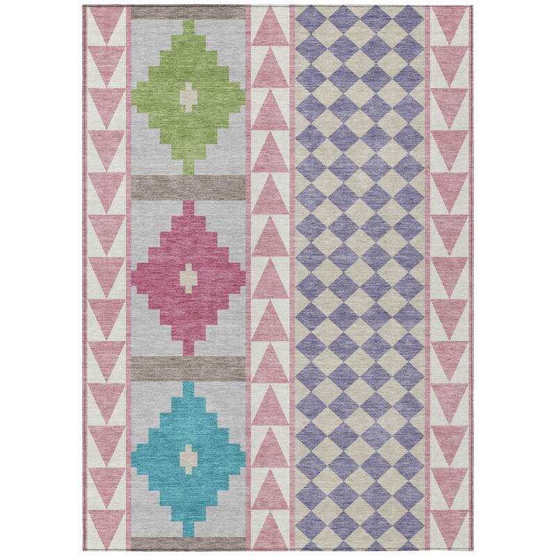 Machine Washable Indoor/ Outdoor Global Pima Chantille Rug